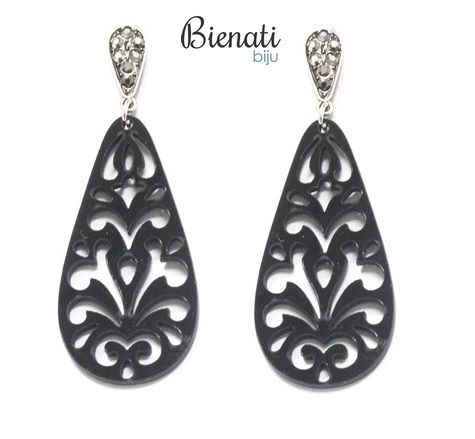 BG062 - Maxi Brinco Acrilico Strass Amand