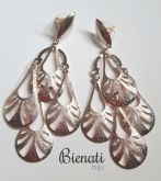 Cód. BG045 - Brinco dourado gotas