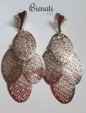 Cód. BG046 - Brinco dourado oval