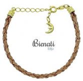 Cód. PU026 - Pulseira de couro sintético com detalhes