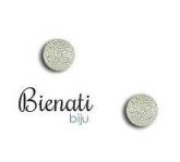 Cód. BP061 P - Brinco de bolinha (4 mm) com superfície craquelada
