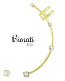 BS2318 - Brinco EAR CUFF folheado a ouro c/ pedras de strass