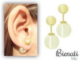 Cód. BM021 - Brinco Dior Inspired  bolinha craquelada