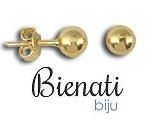 Cód. BP009 - Brinco de Bolinha Dourado