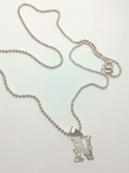 Cód. CL002 P - Colar de bolinha com pingente folheado