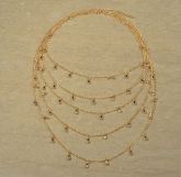 C061 - Maxi colar dourado para com detalhe