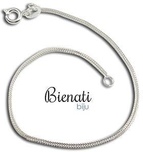 Cód. PU016 P - Pulseira feminina folheada a prata