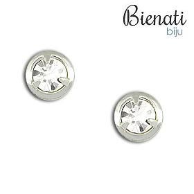 Cód. BP041 P - Brinco Solitário Pequeno Prata