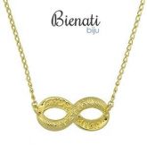 Cód. G1094 - Gargantilha do infinito folheada a ouro