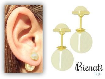 Cód. BM003 - Brinco Dior Inspired c/ pérola sintética