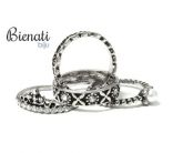 Cód. AN80441P - Kit 4 Anéis Pandora Pérola Prata