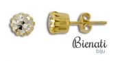 Cód. BP075 - Brinco folheado a ouro com strass