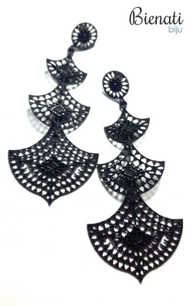 BG064PT - Maxi Brinco 3 partes Sino - Preto