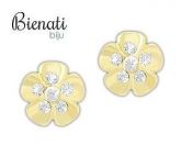 Cód. BP056 - Brinco folheado a ouro em forma de flor