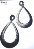 BG088 P - Brinco Prata Oval