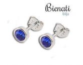 Cód. BP007 P - Brinco de bolinha com pedra de strass