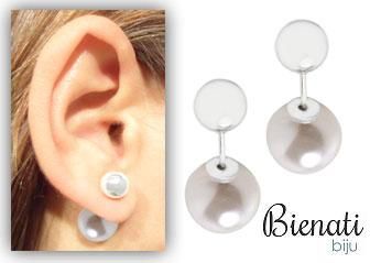 Cód. BM013 P - Brinco Dior Inspired bolinha lisa